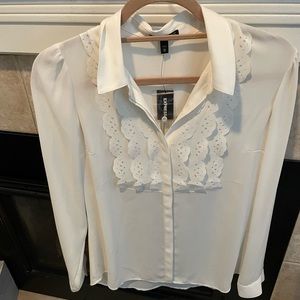 New with tag Express Cream Shirt